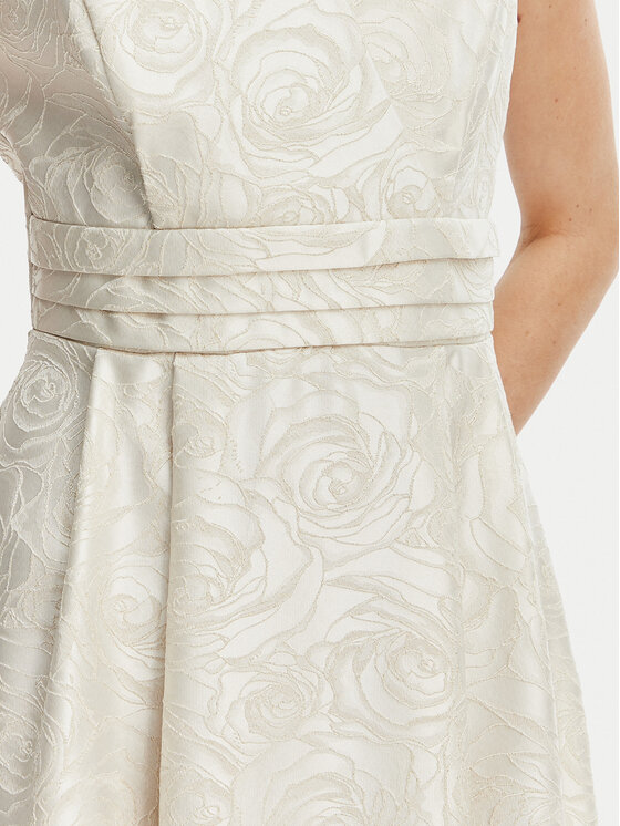 Rinascimento Rinascimento Coctailkleid CFC0127709003 Écru Regular Fit