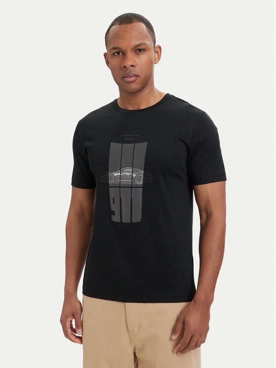 BOSS BOSS Футболка PS Spirit70 Grx 50559811 Чорний Regular Fit