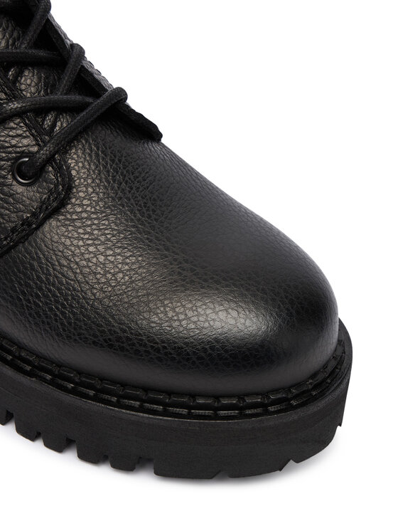 Tommy Jeans Tommy Jeans Turistická obuv Tjw Urban Laceup Boot Wl EN0EN02906 Černá