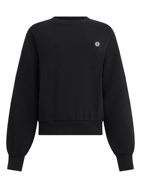 PHILIPP PLEIN PHILIPP PLEIN Bluza 26331 Czarny Regular Fit