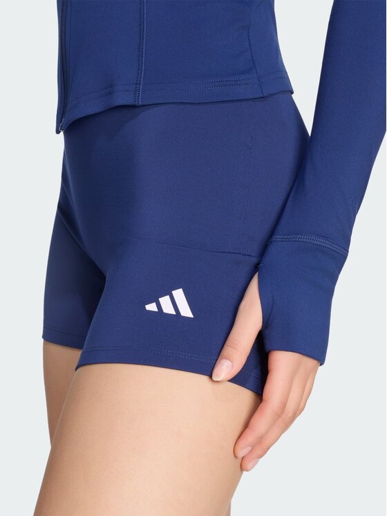 adidas adidas Kurtka do biegania 167809 Niebieski jasny Slim Fit