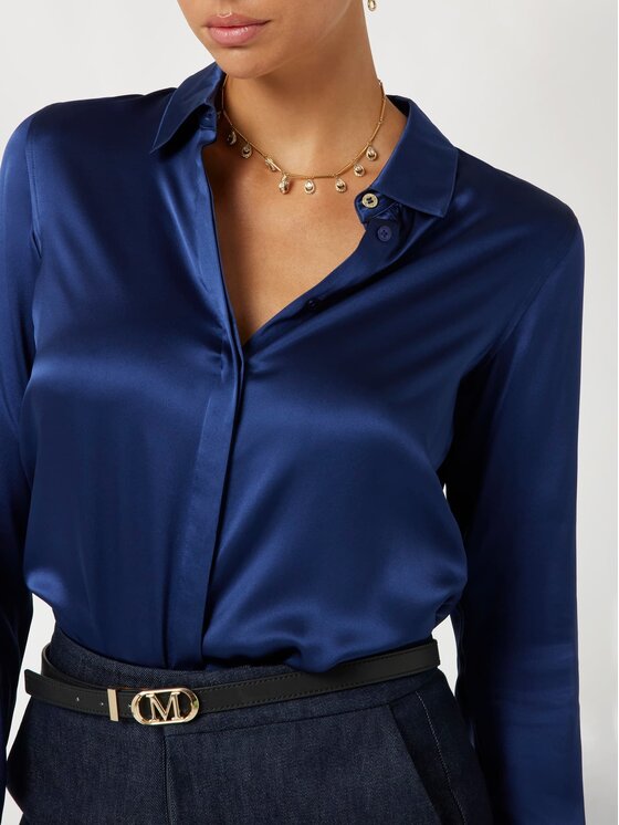 Guess Guess Top 163727 Niebieski Classic Fit