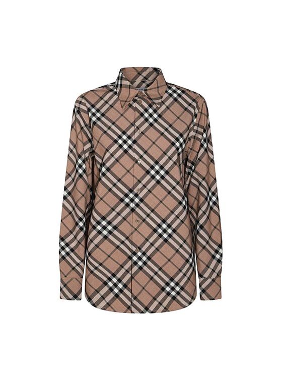 Burberry Burberry Koszula 8093314 Beżowy Regular Fit