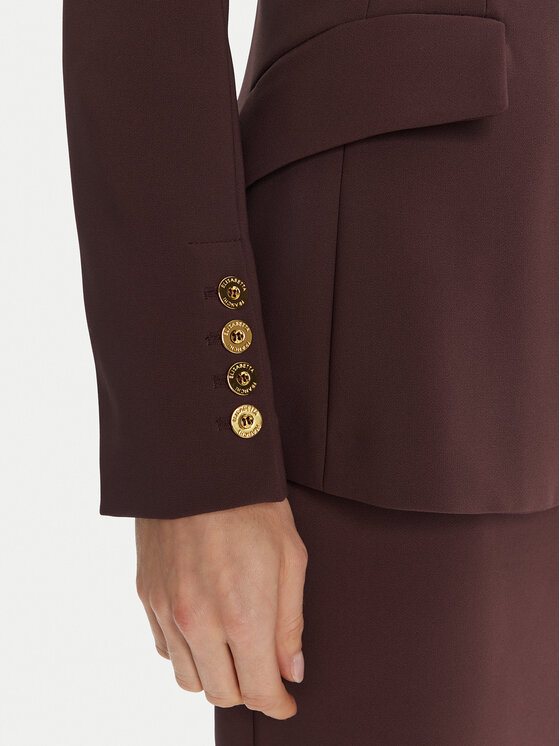 Elisabetta Franchi Elisabetta Franchi Σακάκι GI-175-56E2 Μπορντό Regular Fit