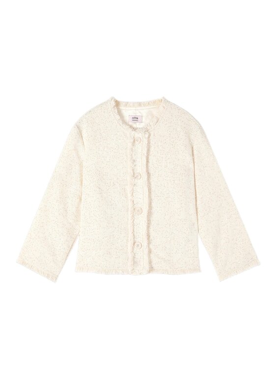 Oltre Oltre Giacca di transizione R047R002360N021 Bianco Boxy Fit