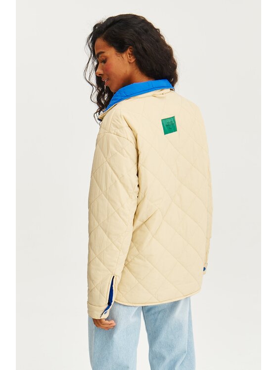 NAOKO NAOKO Prechodná bunda Poppy Retro Sky Tmavomodrá Regular Fit