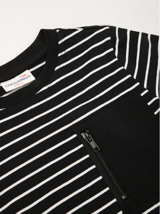 Coccodrillo Coccodrillo Bluse ZC3143104GBK Schwarz Regular Fit