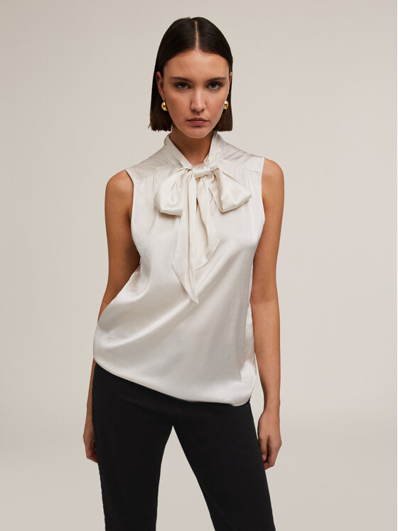 Motivi Motivi Blusa 2742W000646N011 Bianco Regular Fit