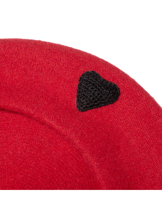 YOU by Tokarska YOU by Tokarska Beret Serce Czerwony