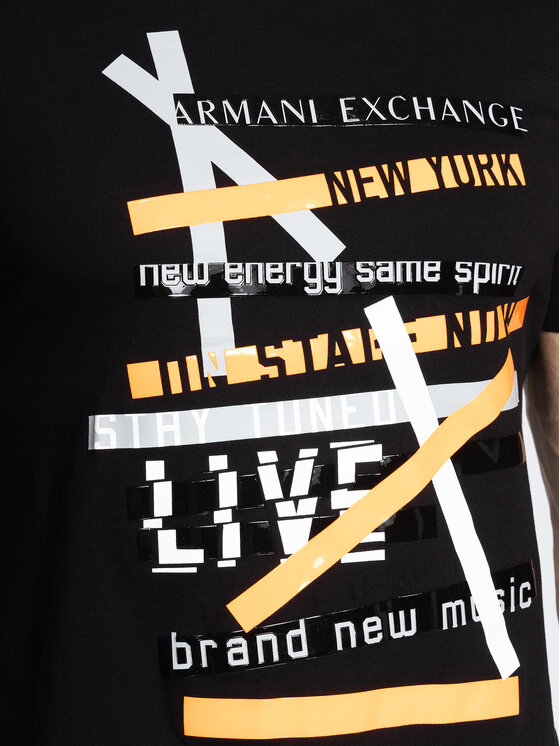 Armani Exchange Armani Exchange T-shirt 3HZTBV ZJH4Z 1200 Nero Regular Fit