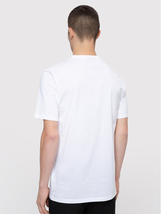 HUGO Hugo Marškinėliai Dero211 50442898 Balta Regular Fit