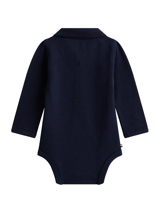 Tommy Hilfiger Tommy Hilfiger Bērnu bodijs KN0KN02075 Tumši zils