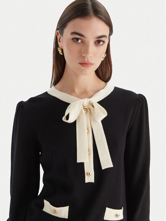 Luisa Spagnoli Luisa Spagnoli Megztinis Maluma 100211 Juoda Regular Fit