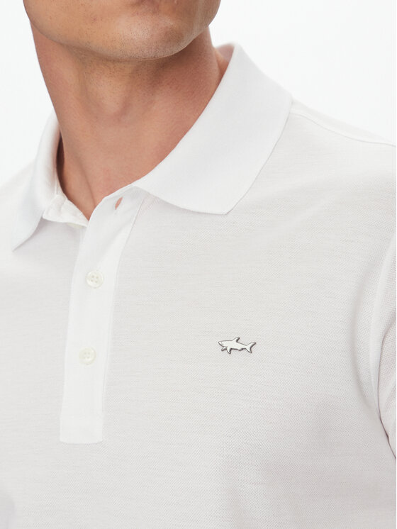 Paul&Shark Paul&Shark Polo 25411232 Biały Regular Fit