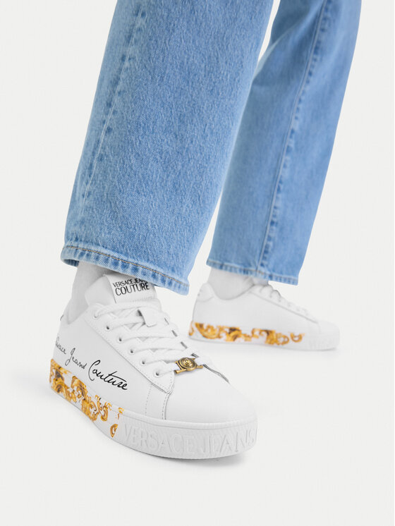Versace Jeans Couture Sneakers 80VA3SKL ZPB79 G03 Alb