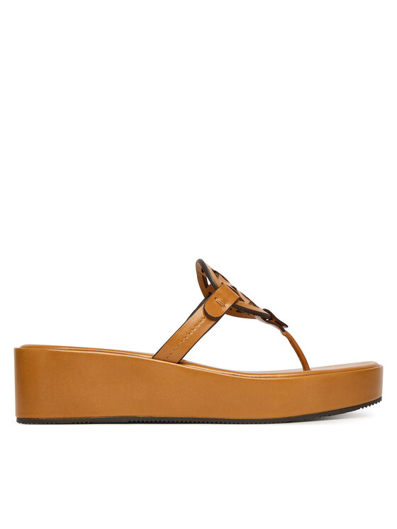 Tory Burch Tory Burch Žabky Miller Wedge 175318 Hnědá