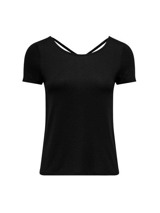 ONLY ONLY Marškinėliai 31355 Juoda Comfort Fit