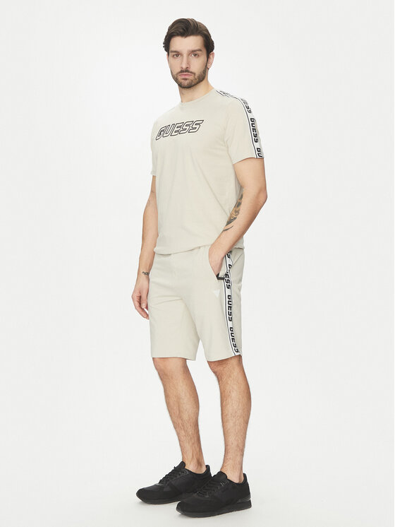 Guess Guess Sportiniai šortai Z2YD02 K6ZS1 Écru Regular Fit
