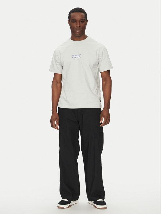 Quiksilver Quiksilver Tričko EQYZT08016 Sivá Relaxed Fit