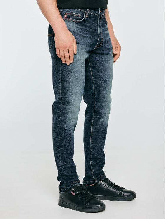 BIG STAR BIG STAR Jeansy HARPER Granatowy Tapered Fit