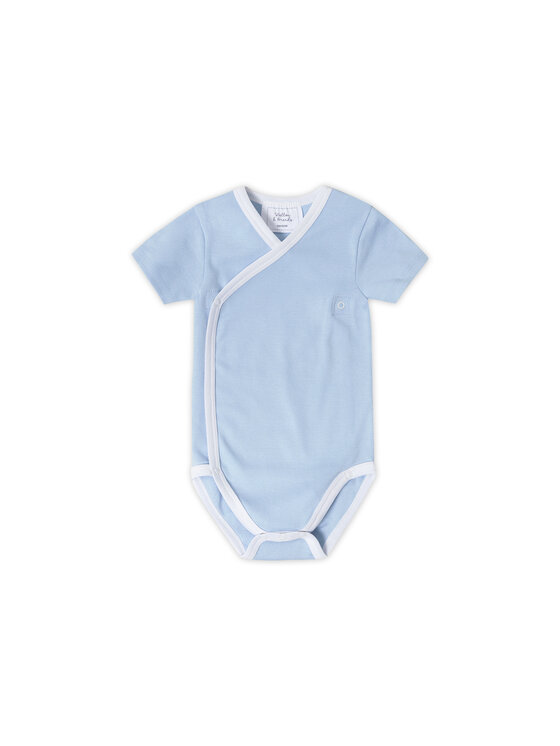 Stellou & friends Stellou & friends Komplet body dziecięcych Short Sleeve CROSS-BODY Niebieski