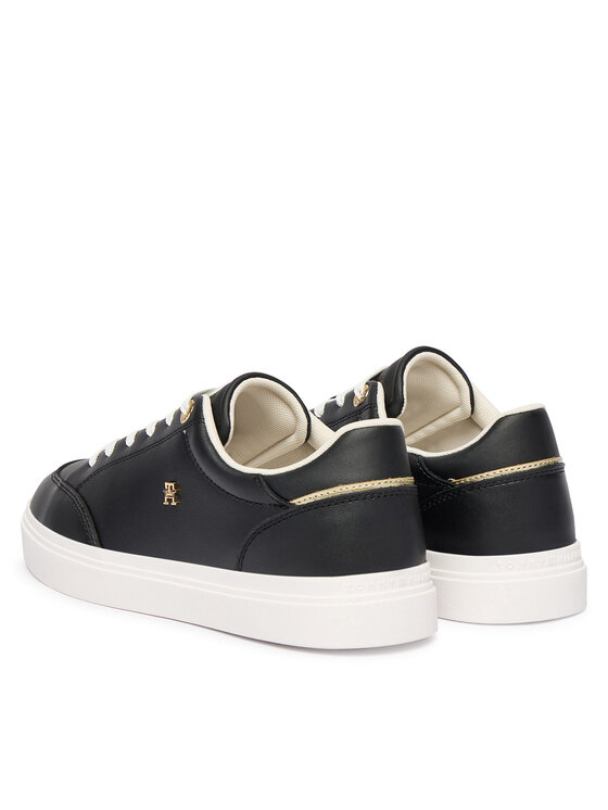Tommy Hilfiger Tommy Hilfiger Sneakersy Th Chic Cupsole FW0FW09106 Černá