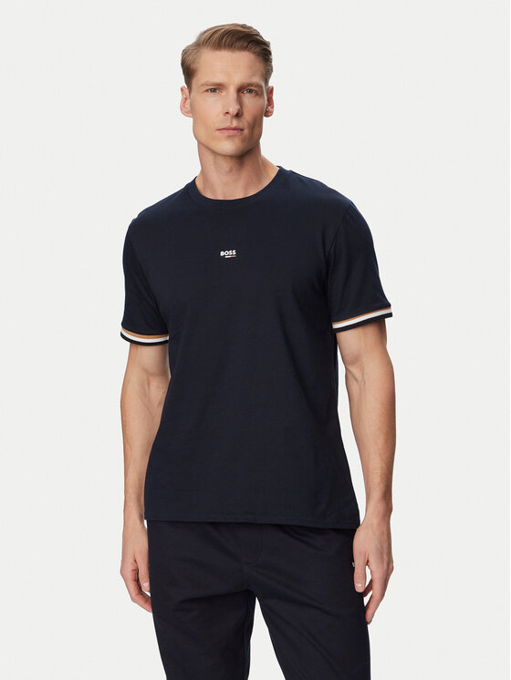 BOSS BOSS T-shirt Iconic 50557198 Tamnoplava Regular Fit