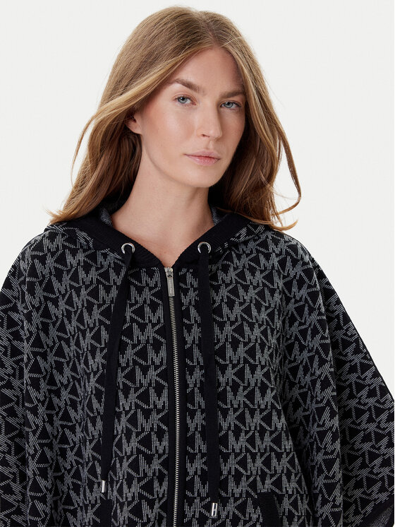 MICHAEL Michael Kors MICHAEL Michael Kors Ponczo MT561CCK87 Czarny Relaxed Fit