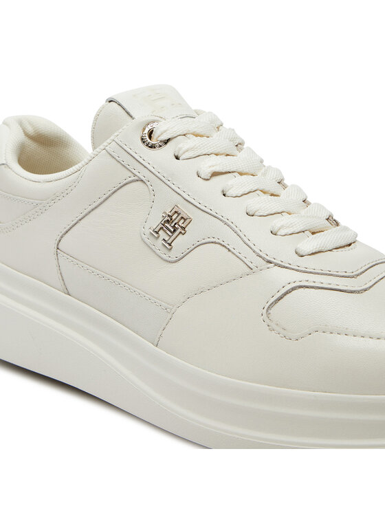 Tommy Hilfiger Tommy Hilfiger Сникърси Lux Pointy Court Sneaker FW0FW07991 Екрю
