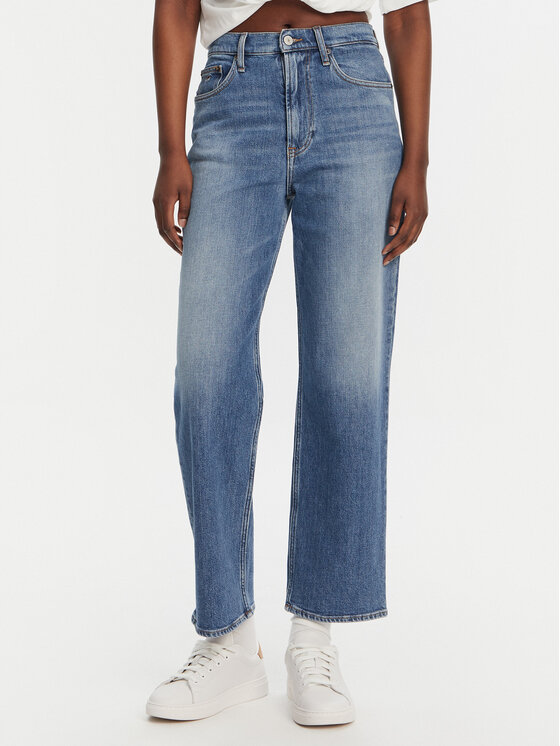 Damskie Jeansy Tommy Jeans, Rozmiar 26/32, Niebieskie, Layla DW0DW20644