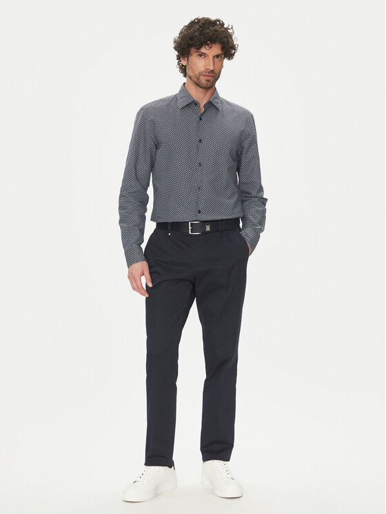 BOSS BOSS Cămașă C-Hal 50539532 Bleumarin Casual Fit