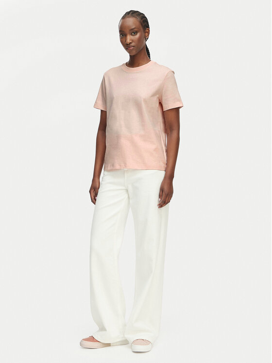 Calvin Klein Calvin Klein T-särk 20s Classic Logo LV147C857G Heleроosa Regular Fit