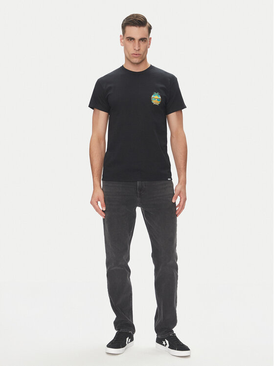 Etnies Etnies Тишърт Camp Vibes 4130003782 Черен Regular Fit