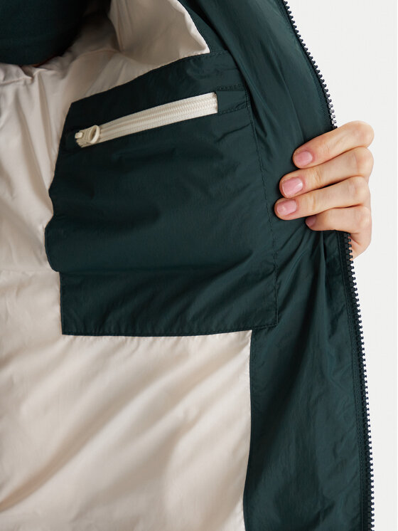 Lacoste Lacoste Vatovaná bunda BF9001 Zelená Oversize