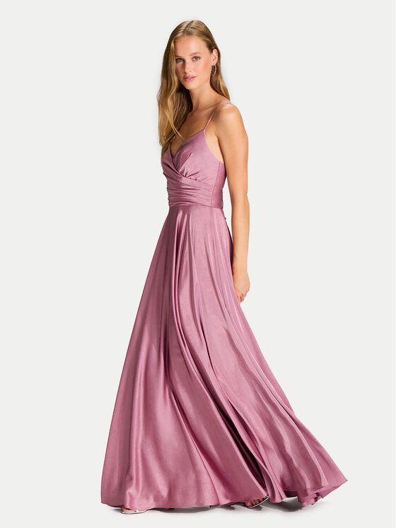 Hey Kyla Hey Kyla Večerné šaty 5AJ014HK Ružová Slim Fit