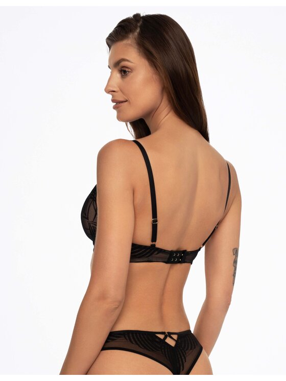 Esotiq Esotiq Biustonosz push-up 41419-61X Czarny