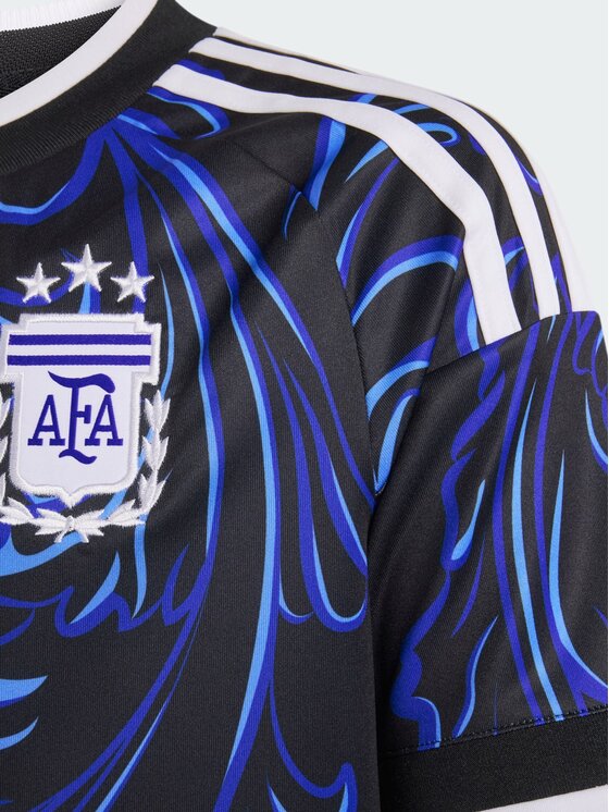 adidas adidas Koszulka techniczna Argentina 26 Away Kids Jersey Czarny Regular Fit