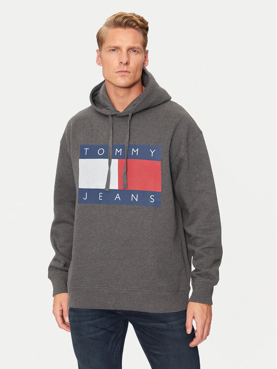 Tommy Jeans Jopa DM0DM20591 Siva Relaxed Fit