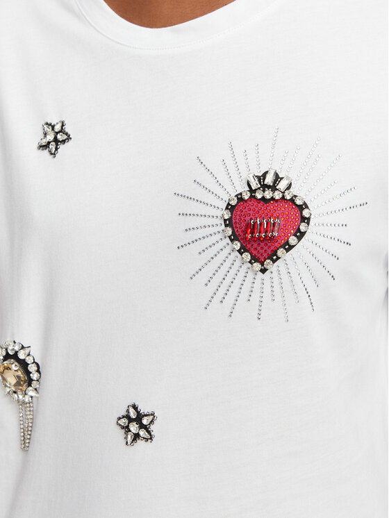 Liu Jo Liu Jo Тишърт WF6324 J0088 Бял Regular Fit