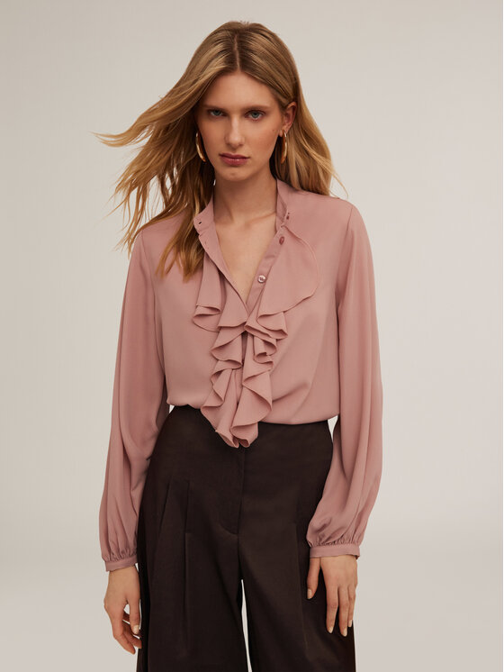 Motivi Motivi Camicia 5276Q000872N006 Rosa Regular Fit