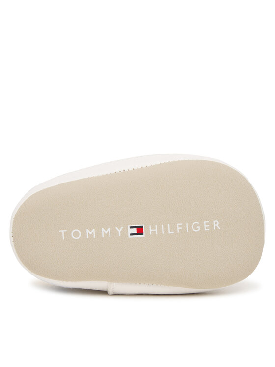 Tommy Hilfiger Tommy Hilfiger Sneakersy Low Cut Velcro T0B9-34330-1755 Biela