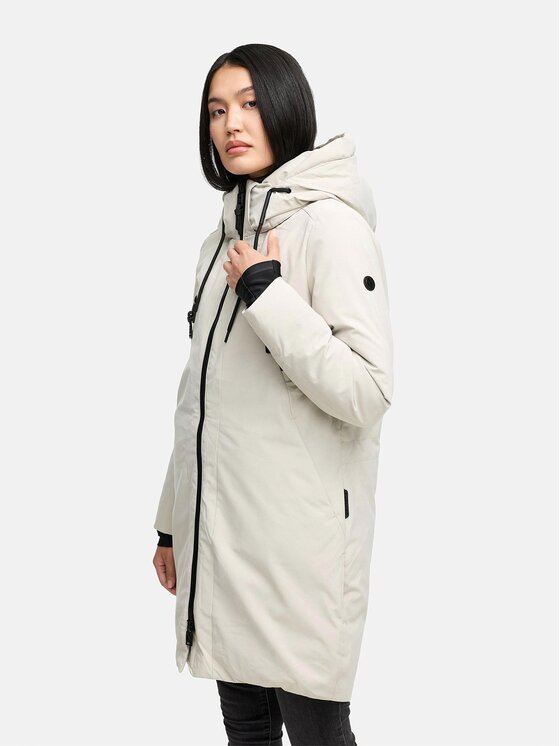 Navahoo Navahoo Kurtka zimowa Winterzart Szary Regular Fit