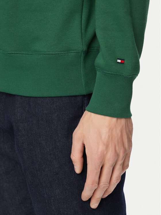Tommy Hilfiger Tommy Hilfiger Sweatshirt Logo MW0MW11596 Dunkelgrün Regular Fit