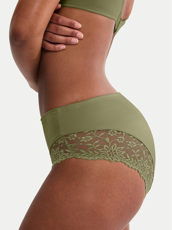 Triumph Triumph Klasické kalhotky s vysokým pasem Ladyform Soft 10224859 Zelená