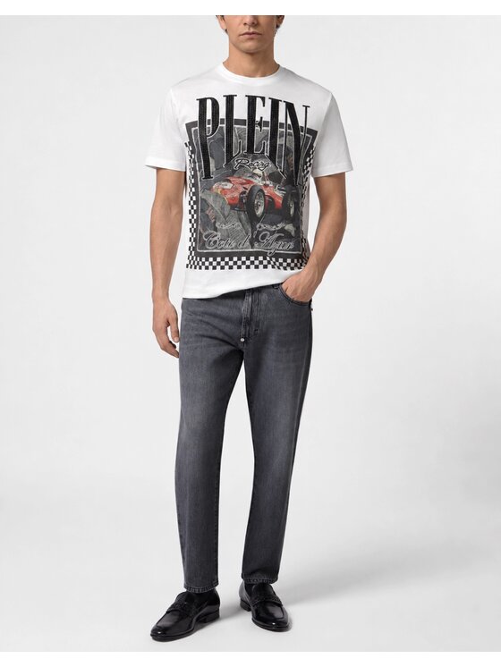 PHILIPP PLEIN PHILIPP PLEIN T-Shirt 31680 Biały Regular Fit