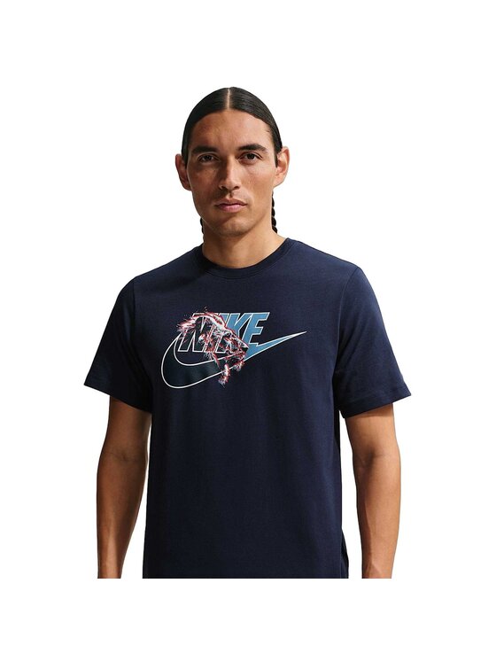 Nike Nike T-Shirt ENT M NK FUTURA TEE IQ2228-451 Granatowy Regular Fit