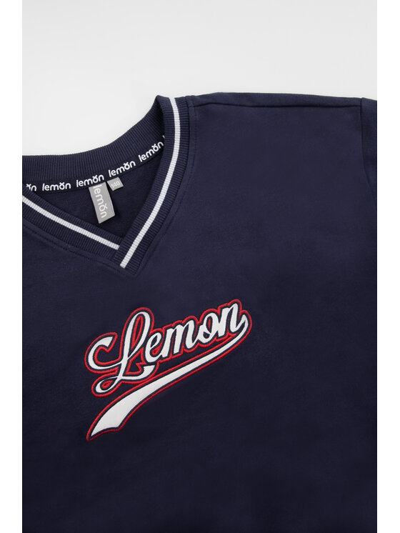 Lemon Explore Lemon Explore Bluza WL3132102CPG-015 Granatowy Regular Fit