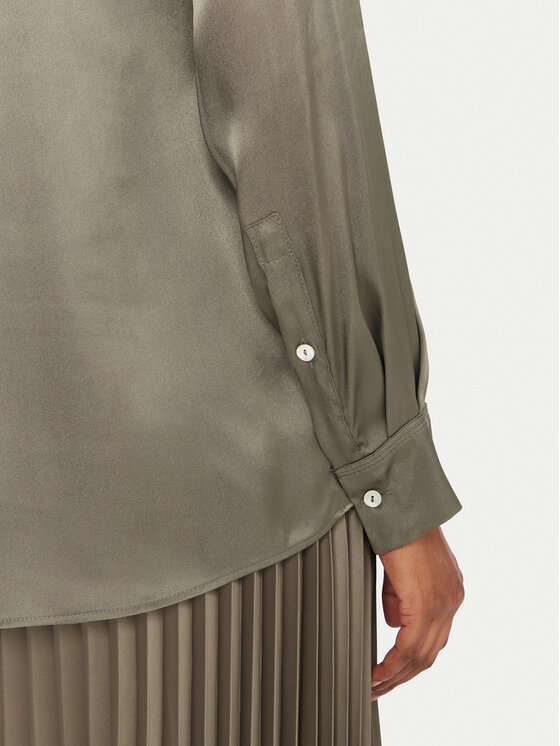 Marella Marella Camicia Bunny 2523116015 Verde Regular Fit