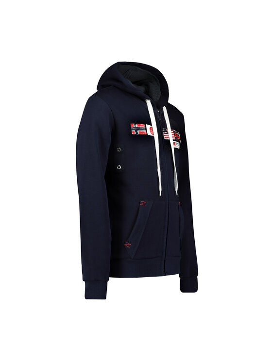 Geographical Norway Geographical Norway Bluza WT1880H/GN-NAVY Granatowy Reglan Fit