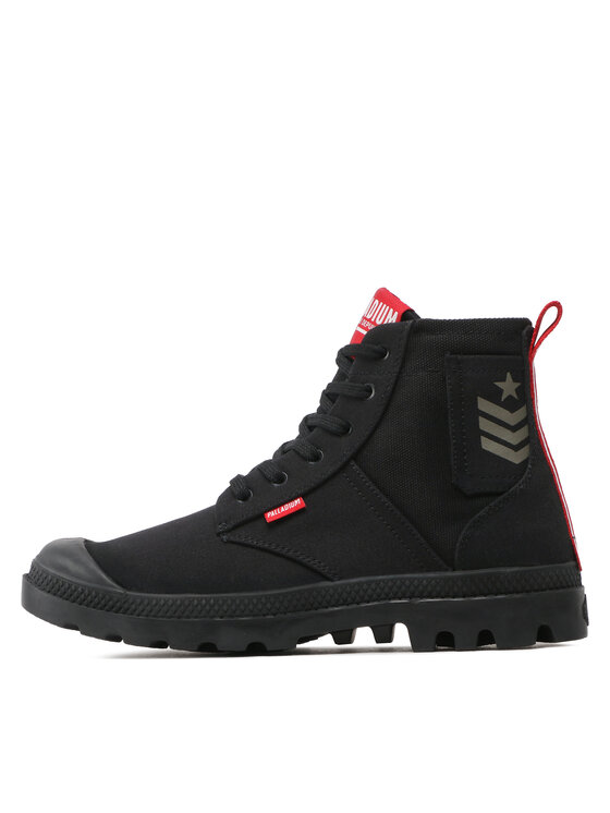 Palladium Palladium Scarponcini Pampa Hi Army 78583-008-M Nero